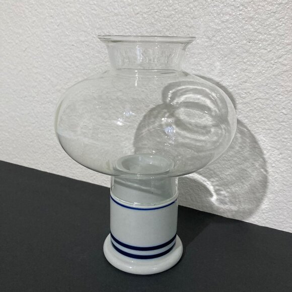 Vintage Dansk Bistro Christianshavn Ceramic Hurricane Lamp - Picture 2 of 9